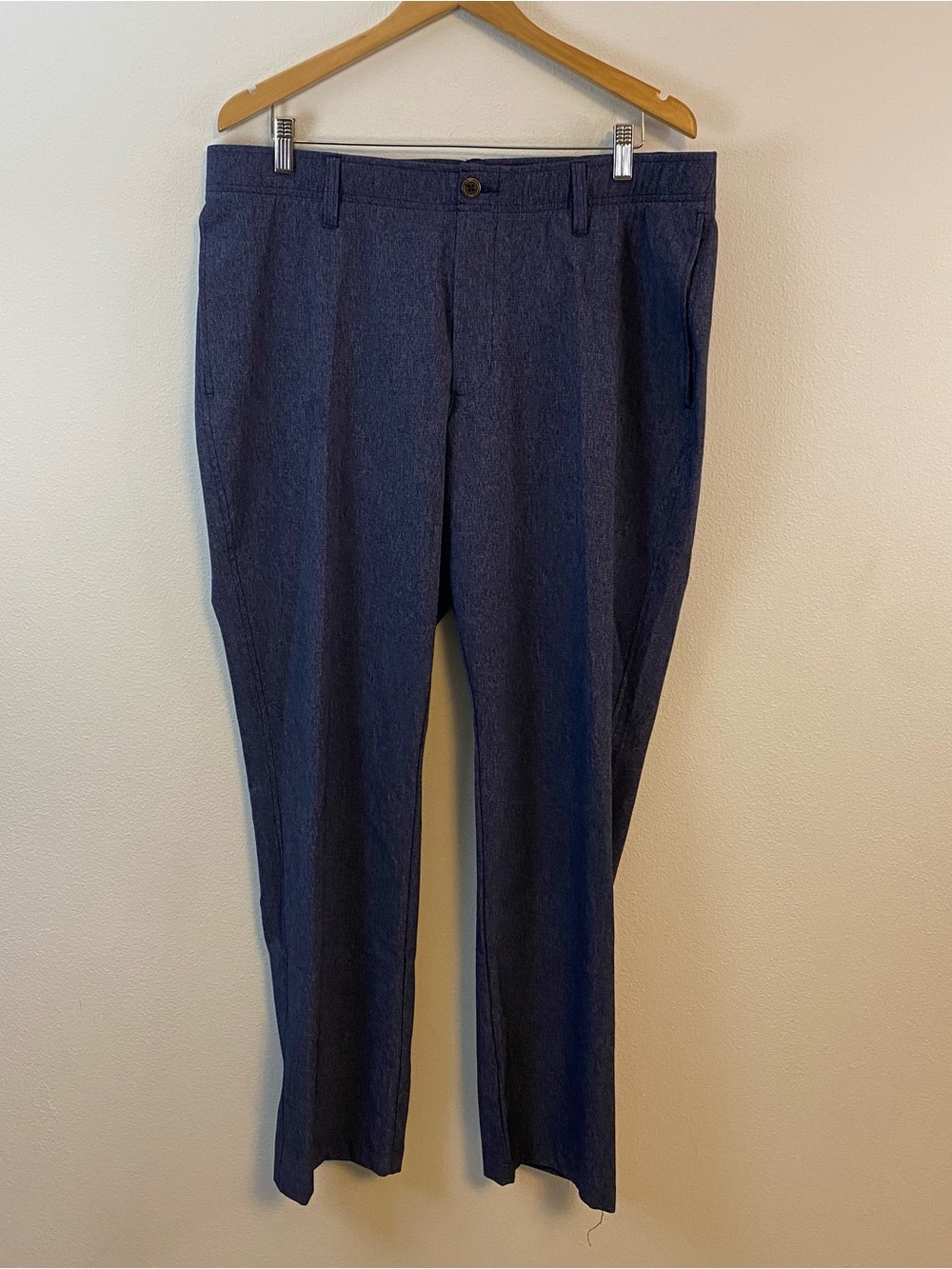 Under Armour‎ Blue Straight Leg Pants Golf Activewear Casual Mens 38x32